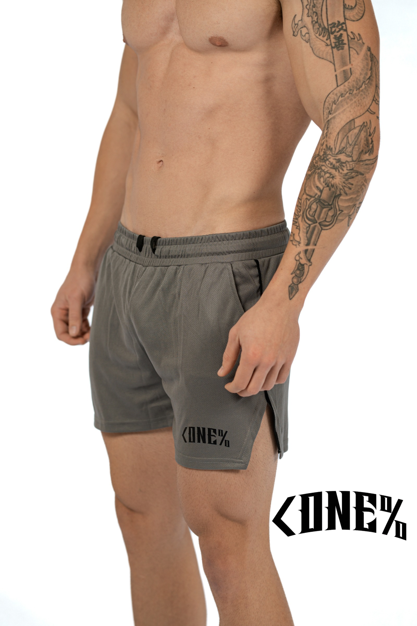 Grey Brawler Shorts